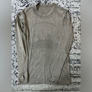 lululemon athletica Long Sleeve Top grey